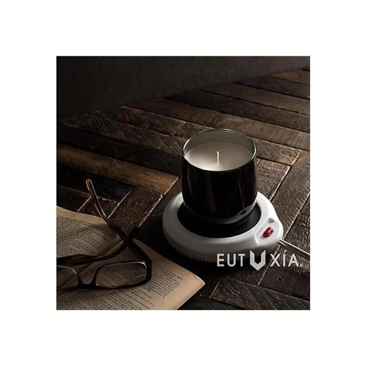 Eutuxia Calentador de velas y recortador para el hogar y