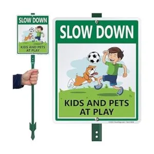 SmartSign Señal de aluminio con estaca de 3 pies para_2