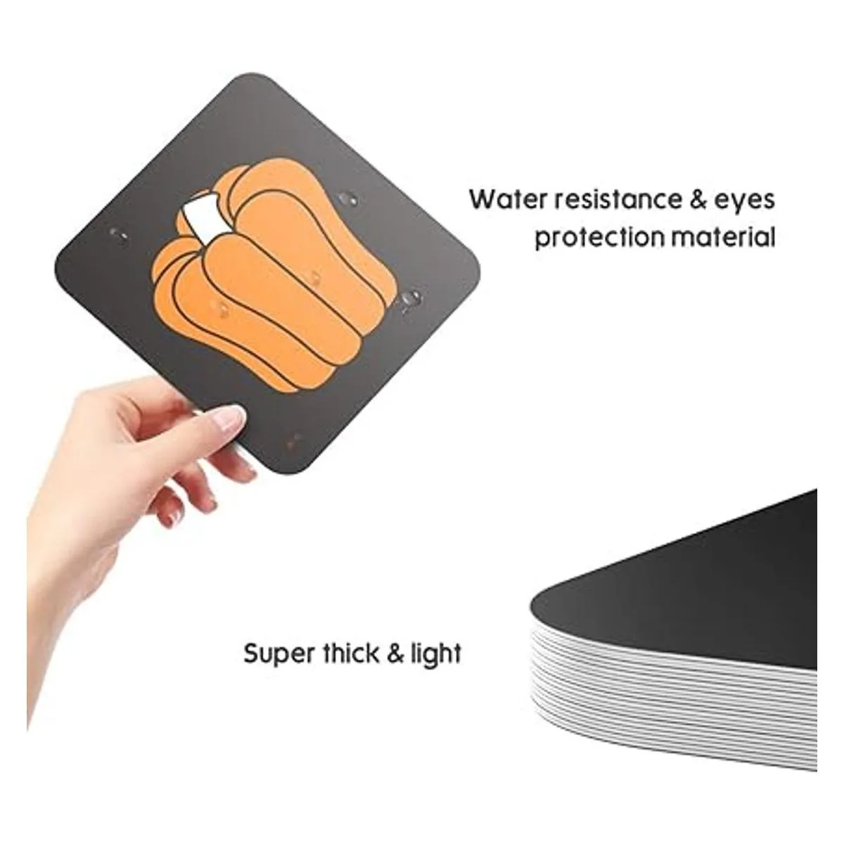 TUMAMA Baby Black White Flash Cards High Contrast Visual_4