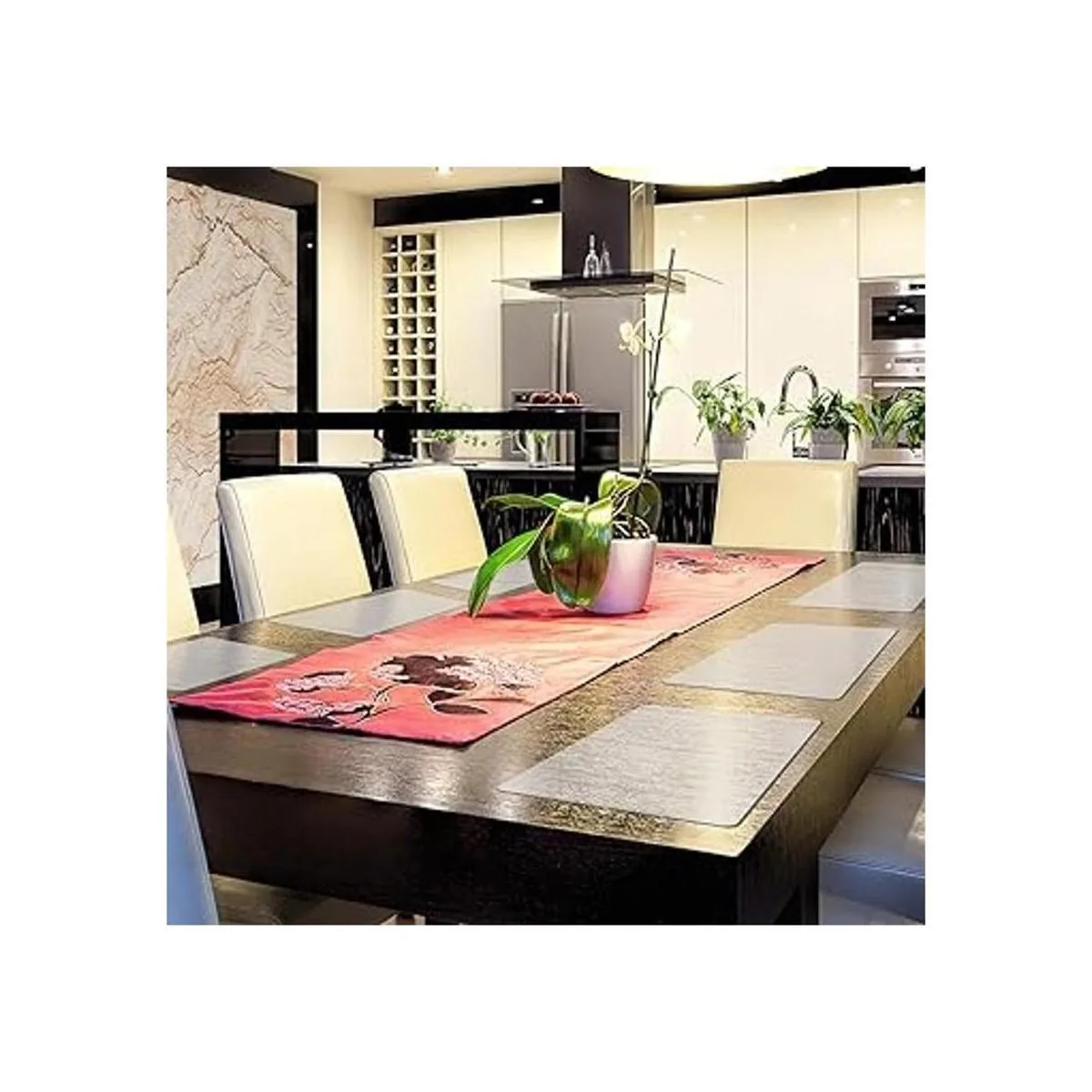 Boao 18 manteles individuales de plástico resistentes al