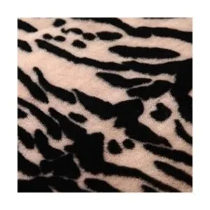 Alfombra con estampado de animales. Tigre blanco