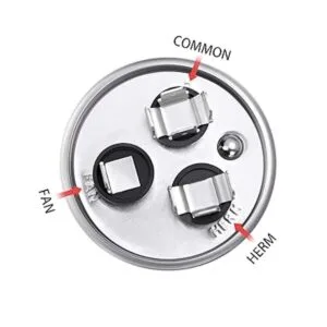 Condensador 45 5 MFD 370V Dual Run Round Condensador para_3