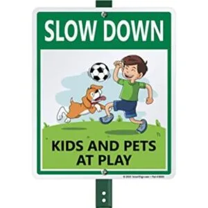 SmartSign Señal de aluminio con estaca de 3 pies para_1