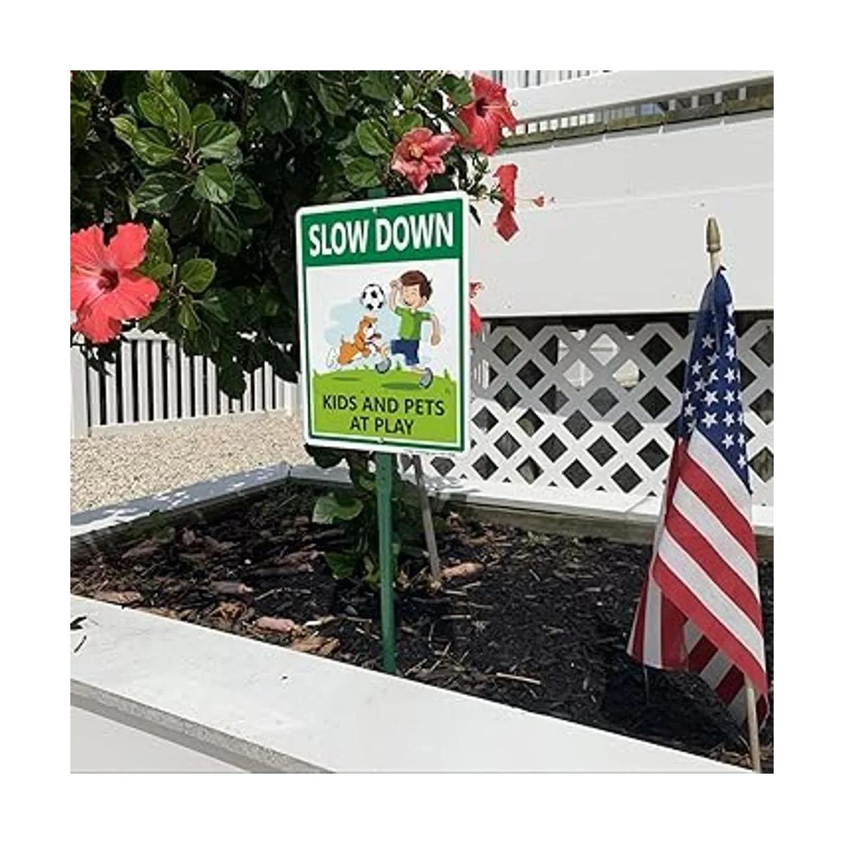 SmartSign Señal de aluminio con estaca de 3 pies para_3