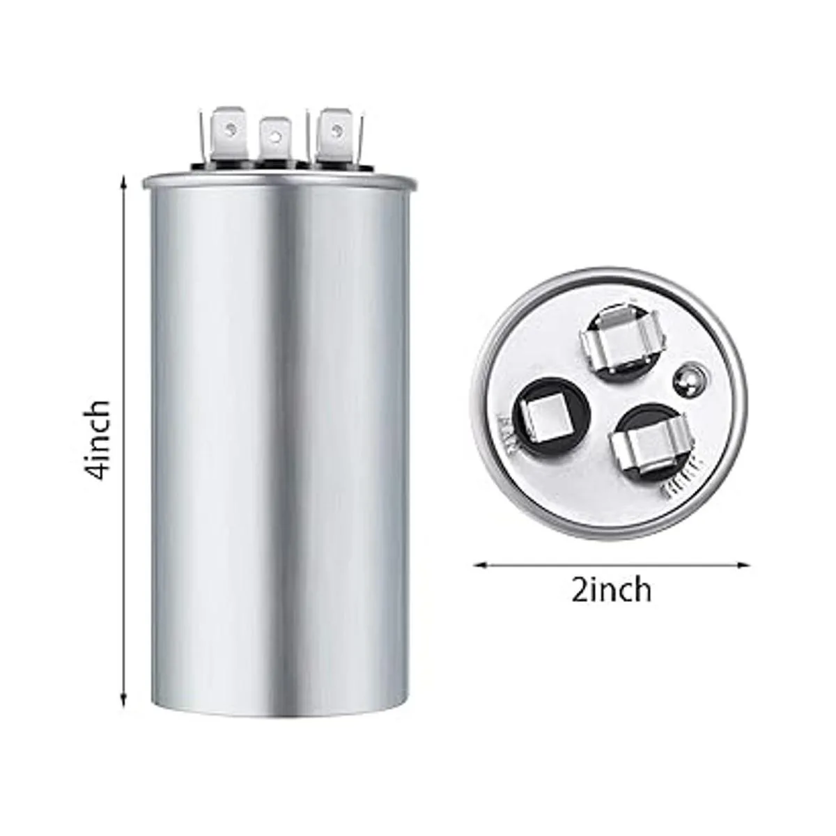 Condensador 45 5 MFD 370V Dual Run Round Condensador para_2