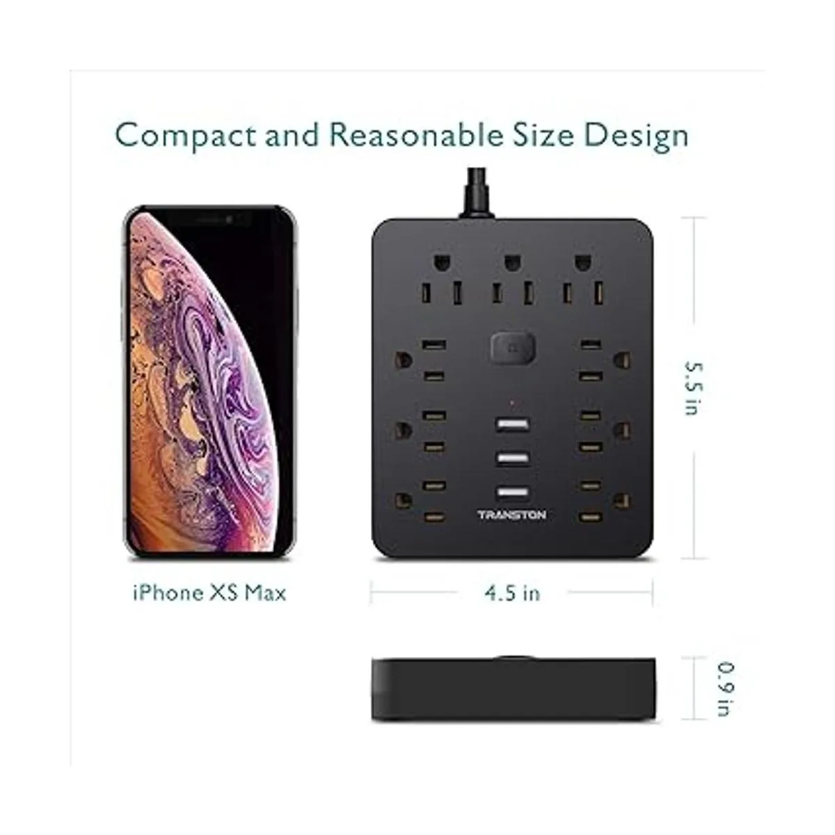 Regleta de alimentación con 9 tomas de corriente 3_5