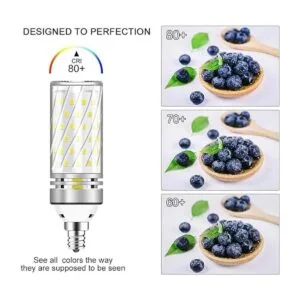 Bombillas LED E12 bombillas de candelabro de 16 W luz