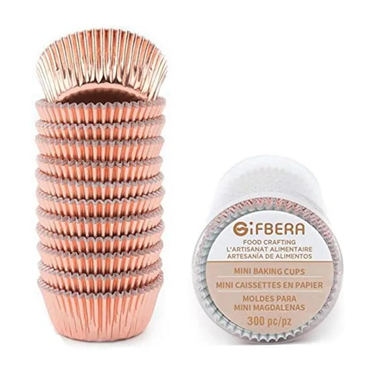 Gifbera Mini moldes de papel de aluminio para hornear_1