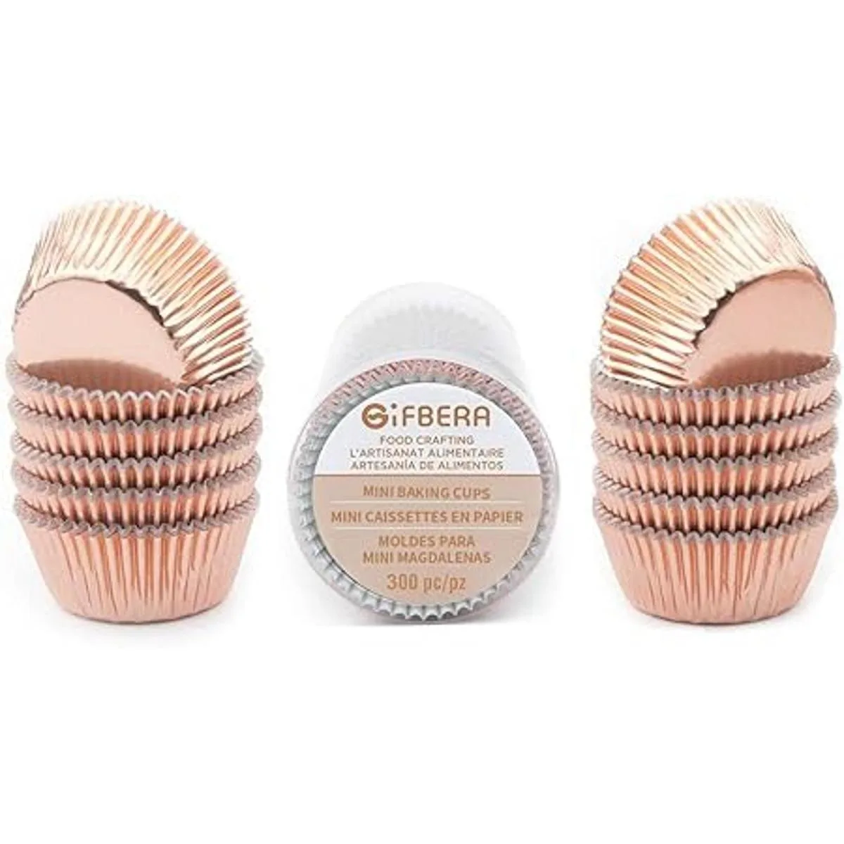 Gifbera Mini moldes de papel de aluminio para hornear_3