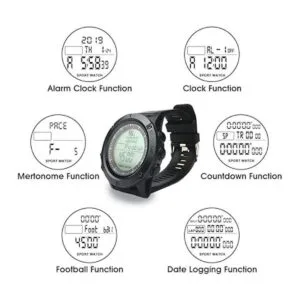 Reloj de fútbol digital árbitro con temporizador para_2