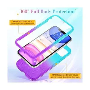 Ruky Funda para iPhone 11 iPhone 11 con purpurina funda_3