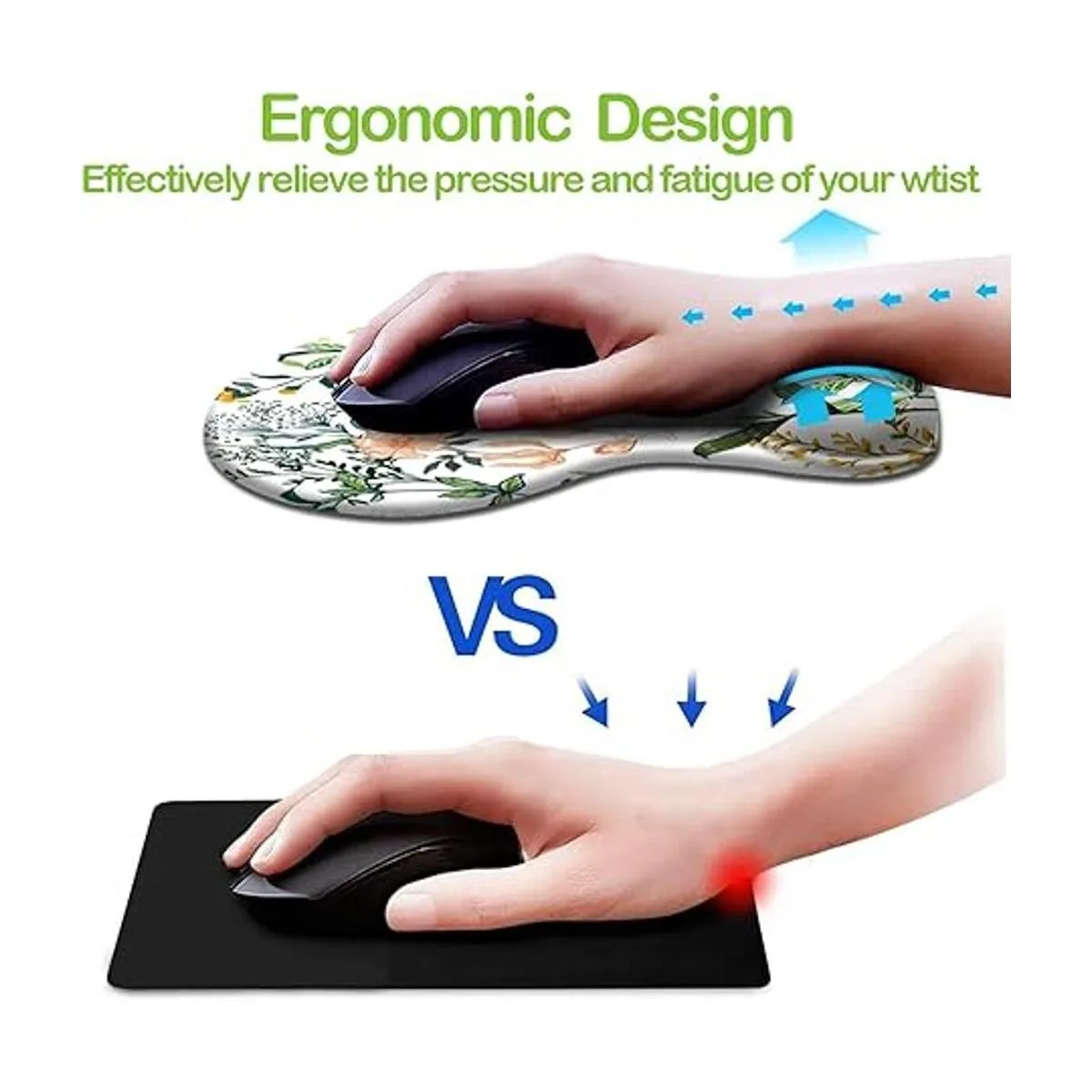 Dooke Alfombrilla de mouse para juegos con diseño de arte_2