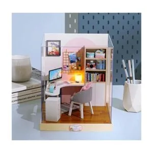 Flever Casa de muñecas Kit de casa de bricolaje en_2