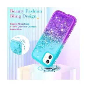 Ruky Funda para iPhone 11 iPhone 11 con purpurina funda_4