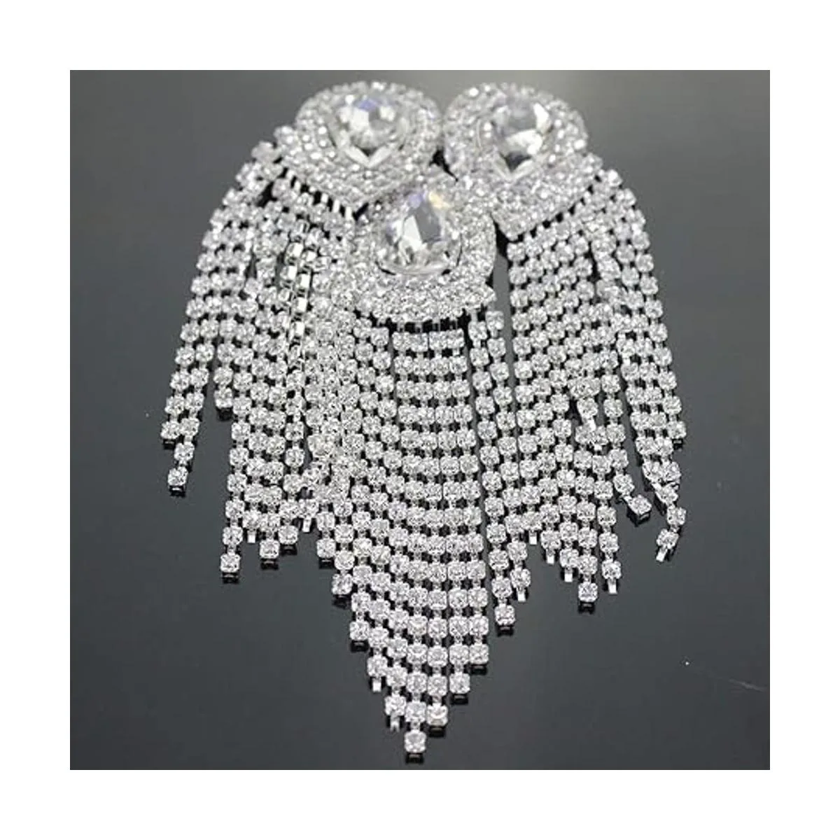 Parches de diseño de gota de agua con cuentas de diamante_3