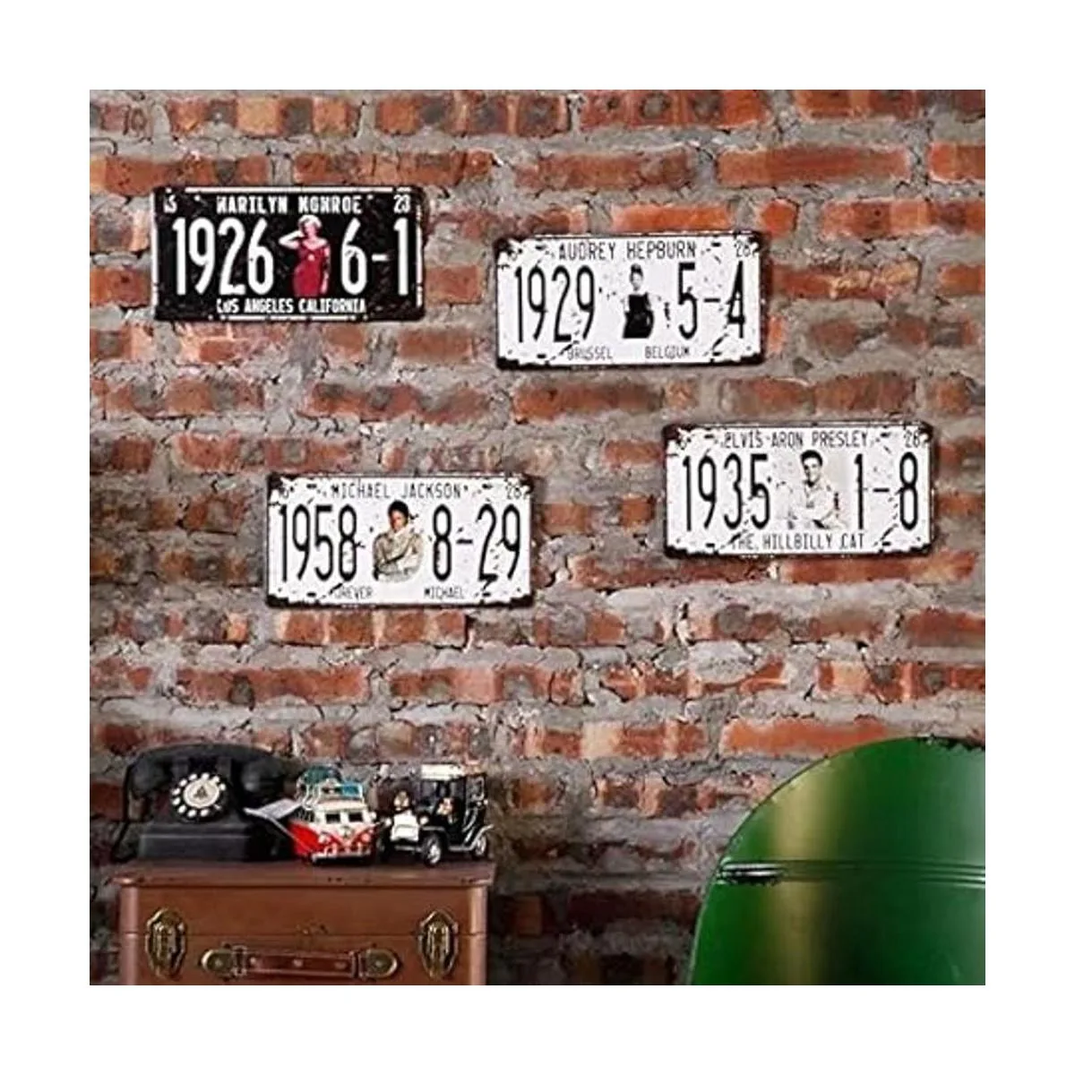 Lilyanaen Cartel de aluminio de aluminio con texto en_4