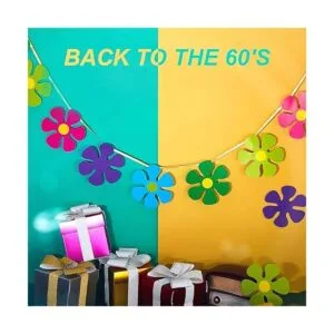 60 recortes en forma de flor mini retro para decoración de_4