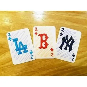 Tarjetas de juego en blanco en miniatura acabado mate_6
