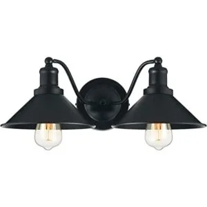 Lámpara de tocador de baño con 2 luces aplique de pared_1