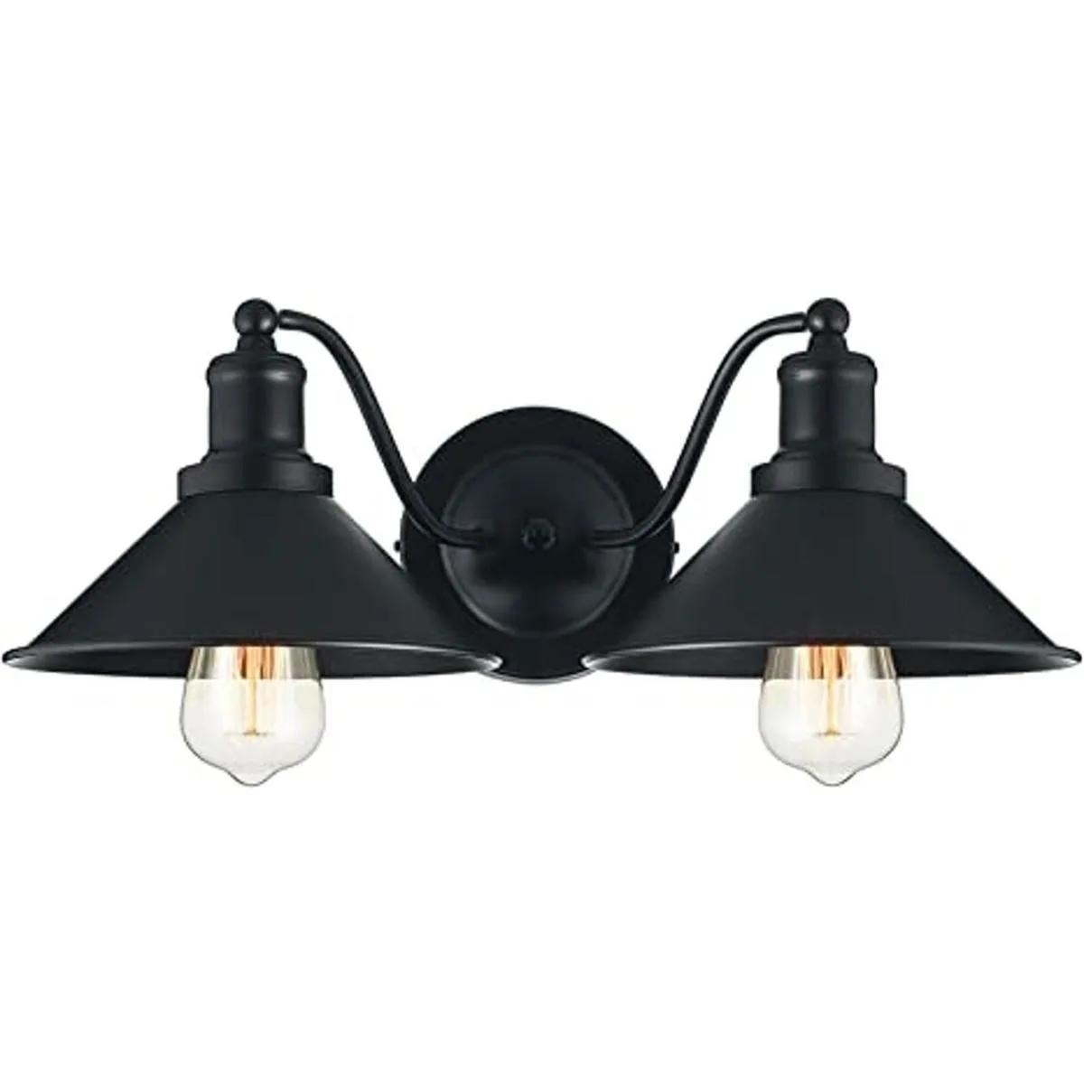 Lámpara de tocador de baño con 2 luces aplique de pared_1