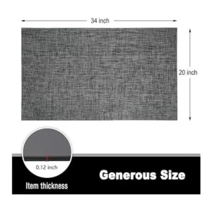 QSY Home Alfombras de cocina para el hogar 20 x 34 x 0.12