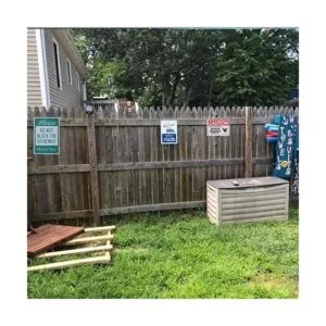 Lilyanaen Cartel de aluminio de aluminio con texto en_5