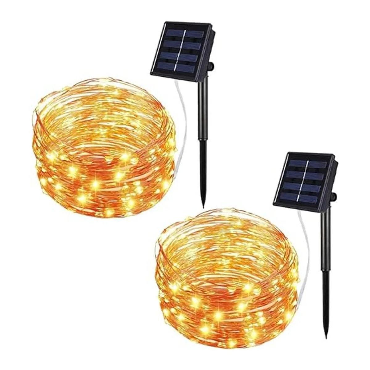 Solar String Lights Outdoor 33Ft 100LEDs Solar Fairy_1