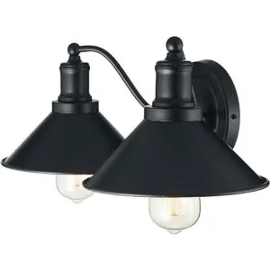 Lámpara de tocador de baño con 2 luces aplique de pared_4