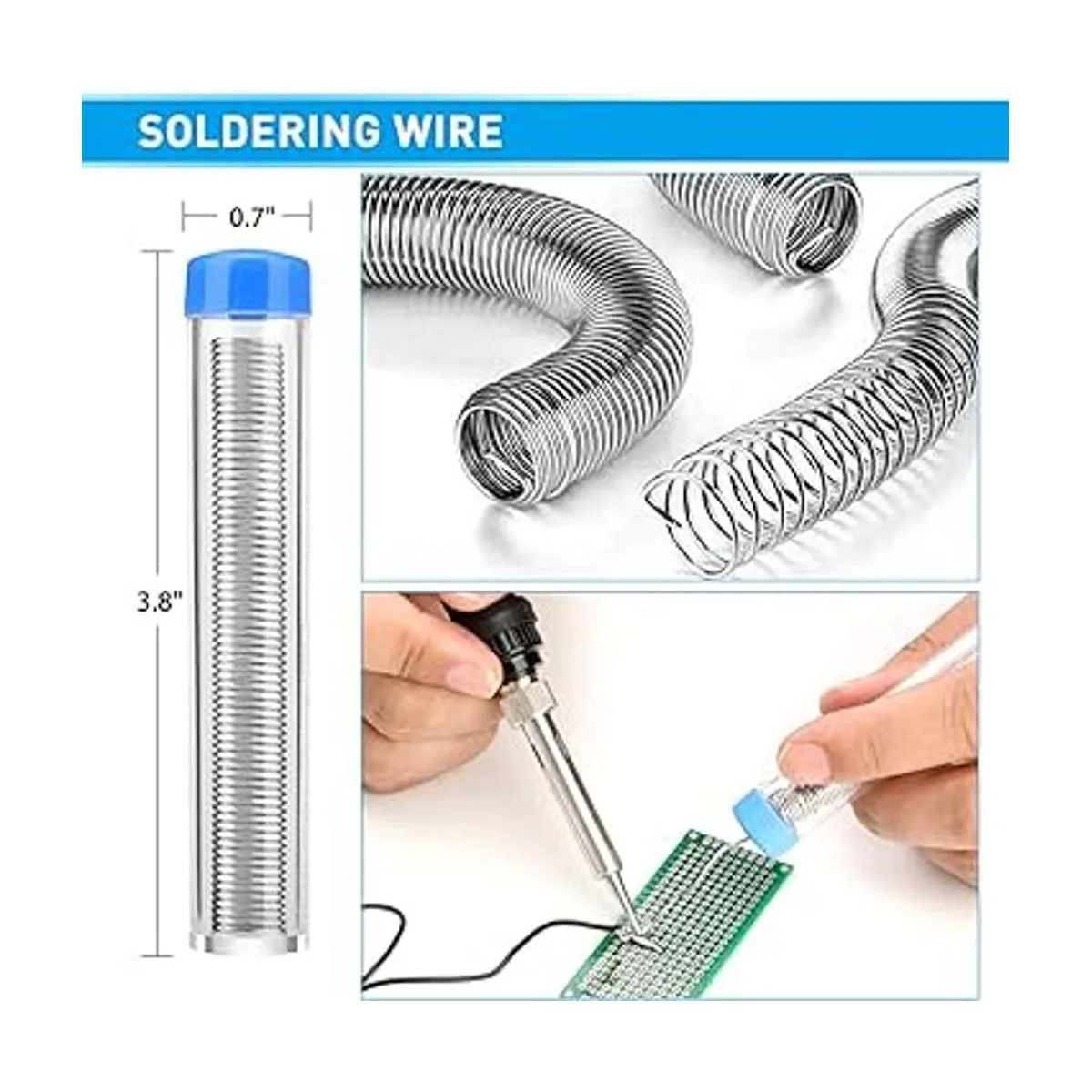 Kit de soldador 60 W actualizado juegos de soldadura de_5