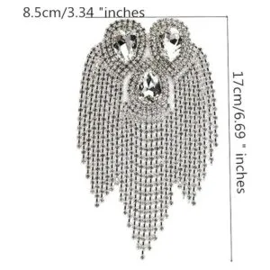 Parches de diseño de gota de agua con cuentas de diamante_2