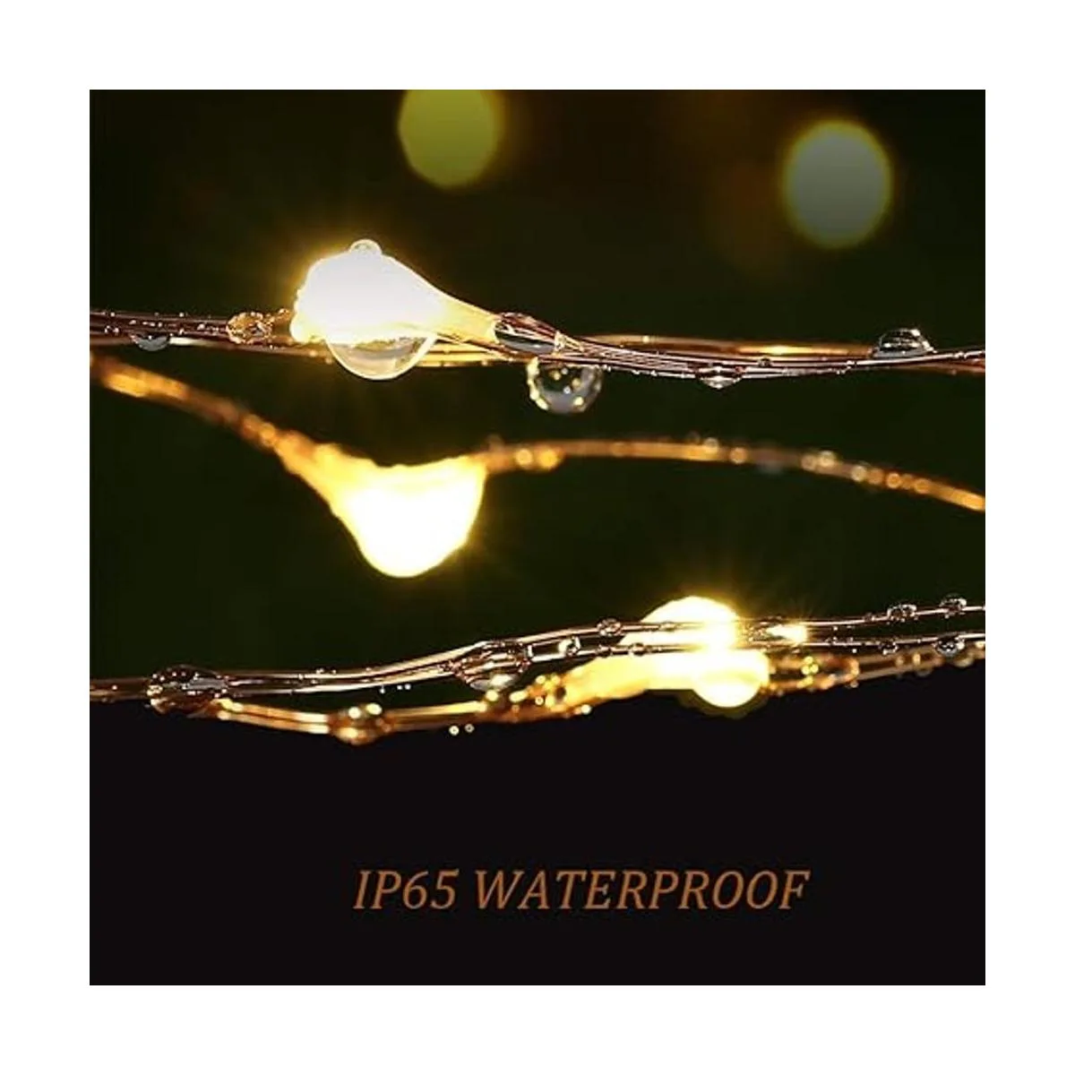 Solar String Lights Outdoor 33Ft 100LEDs Solar Fairy_3