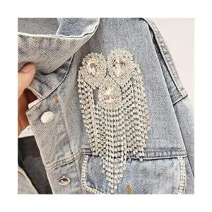 Parches de diseño de gota de agua con cuentas de diamante_4