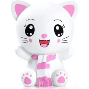 HW Kitten Money Bank Pink Shatterproof Cat Piggy Bank_1