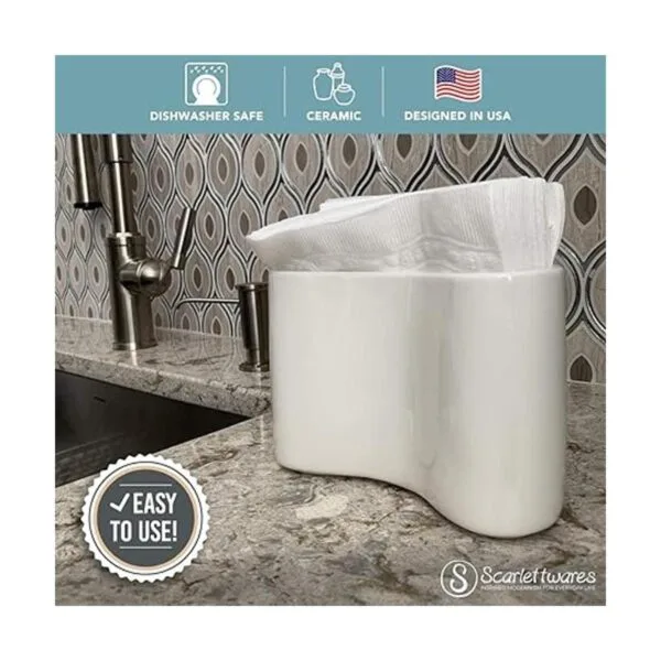 Scarlettwares Servilletero para mesa de cocina papel de_4