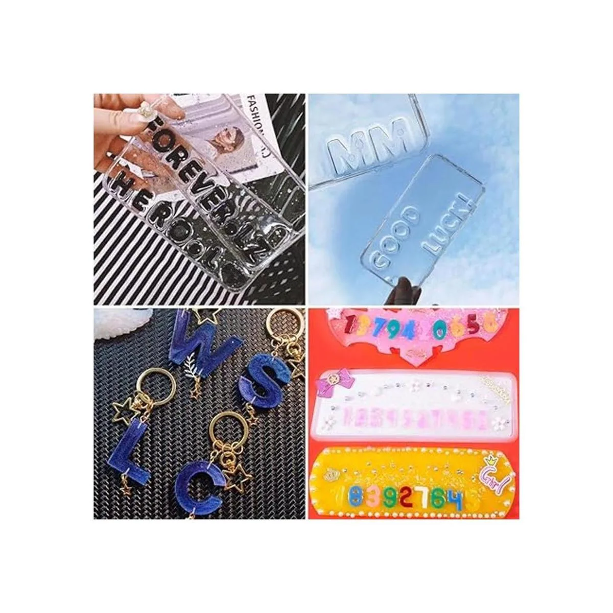 Tomorotec Outgeek Molde de resina de silicona pequeño