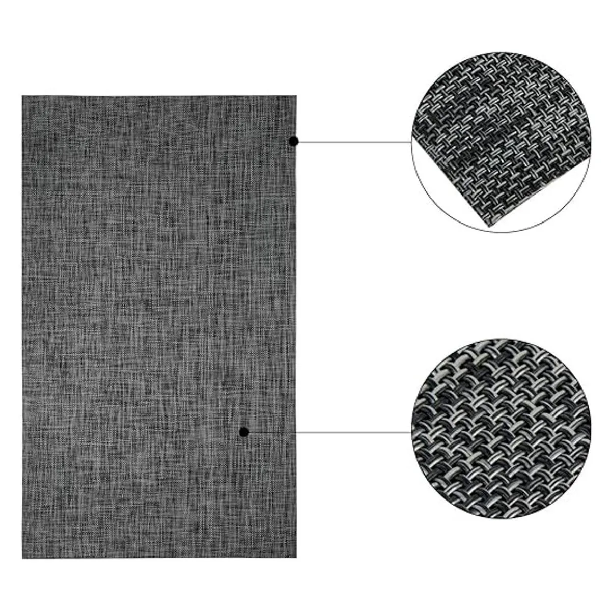 QSY Home Alfombras de cocina para el hogar 20 x 34 x 0.12