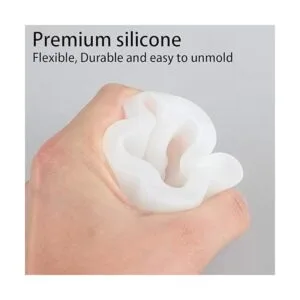 Molde de resina de silicona DIY 5 contenedores de forma