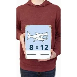 Lilyanaen Cartel de aluminio de aluminio con texto en_2