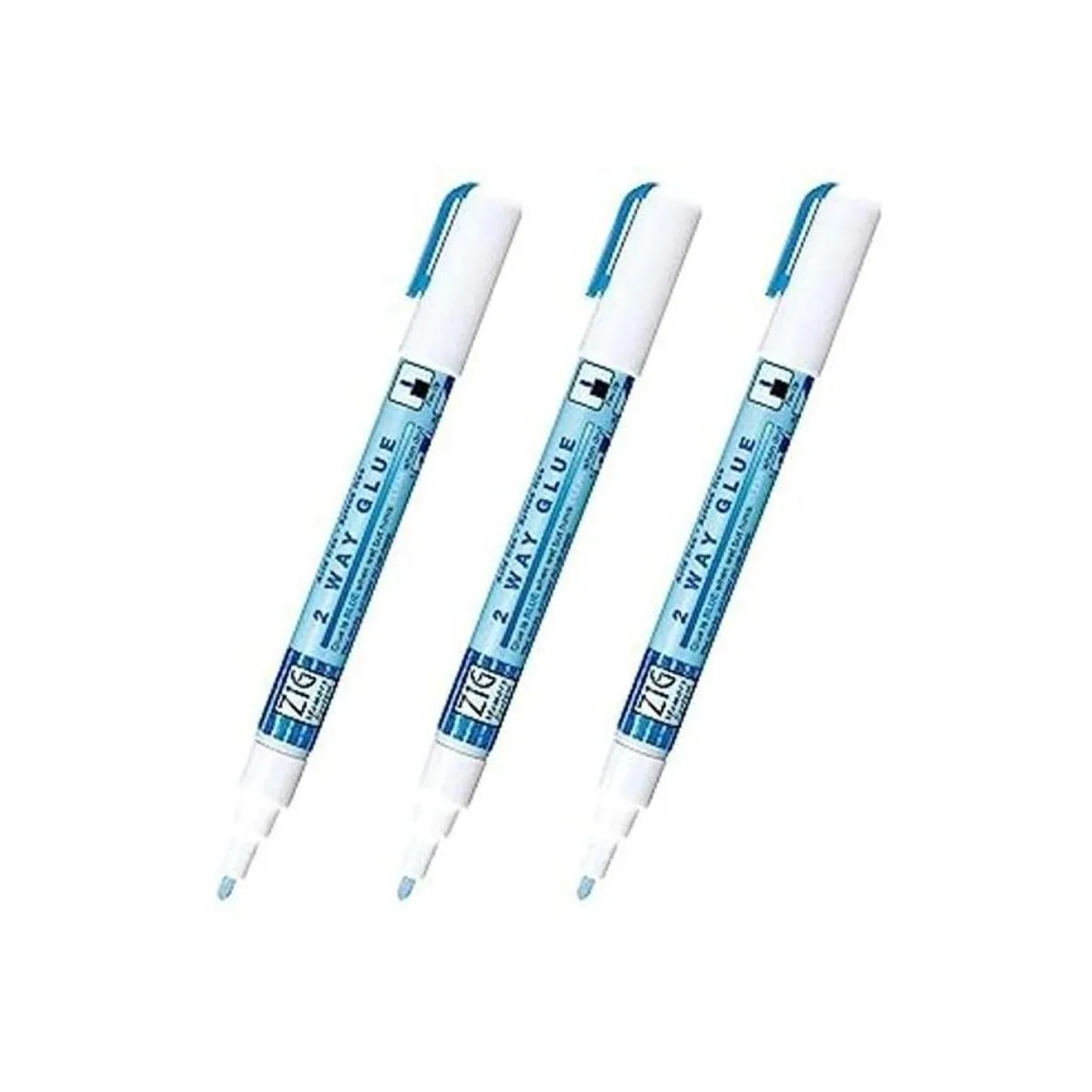 Kuretake Zig 2 Way Glue 2mm Fine Tip 3 pcs Set_1