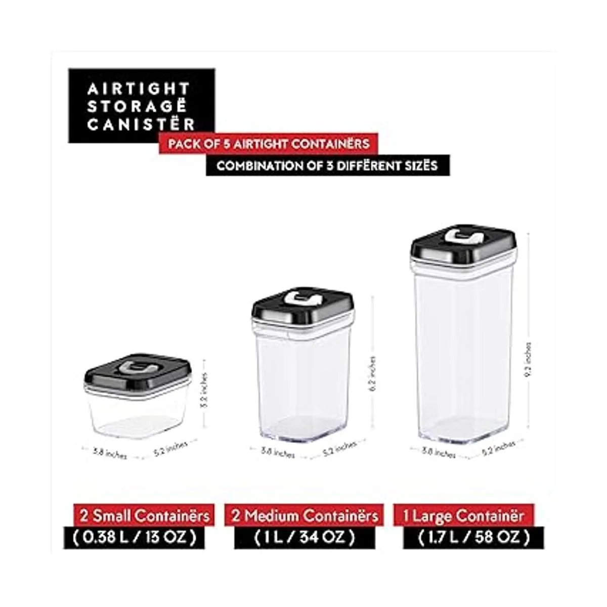 DWLLZA KITCHEN Contenedores herméticos de almacenamiento_5