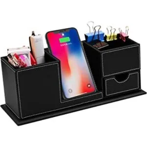 PowEver Qi Soporte de carga inalámbrico con organizador_1