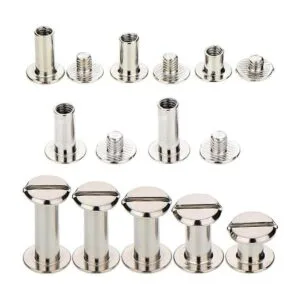 100 juegos de tornillos de metal Chicago Tornillos de_3