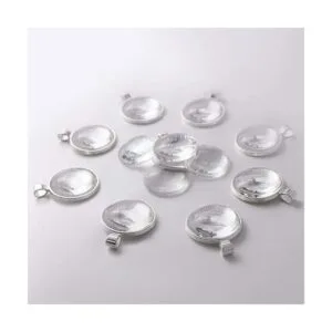 OBSEDE Juego de bandejas de biseles colgantes y cúpulas de_3