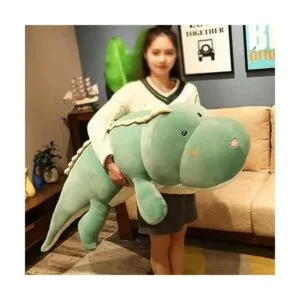 Sofipal Almohada de peluche de dinosaurio suave grande_2