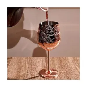 SKY FISH Copas de vino de acero inoxidable grabadas con_3