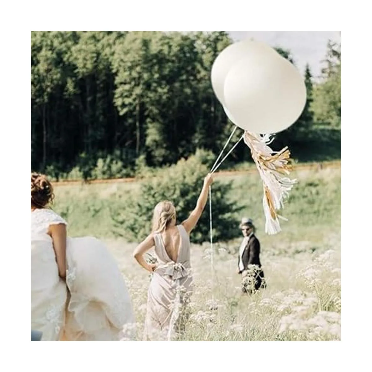 Globos blancos redondos de látex de 36 pulgadas calidad_2