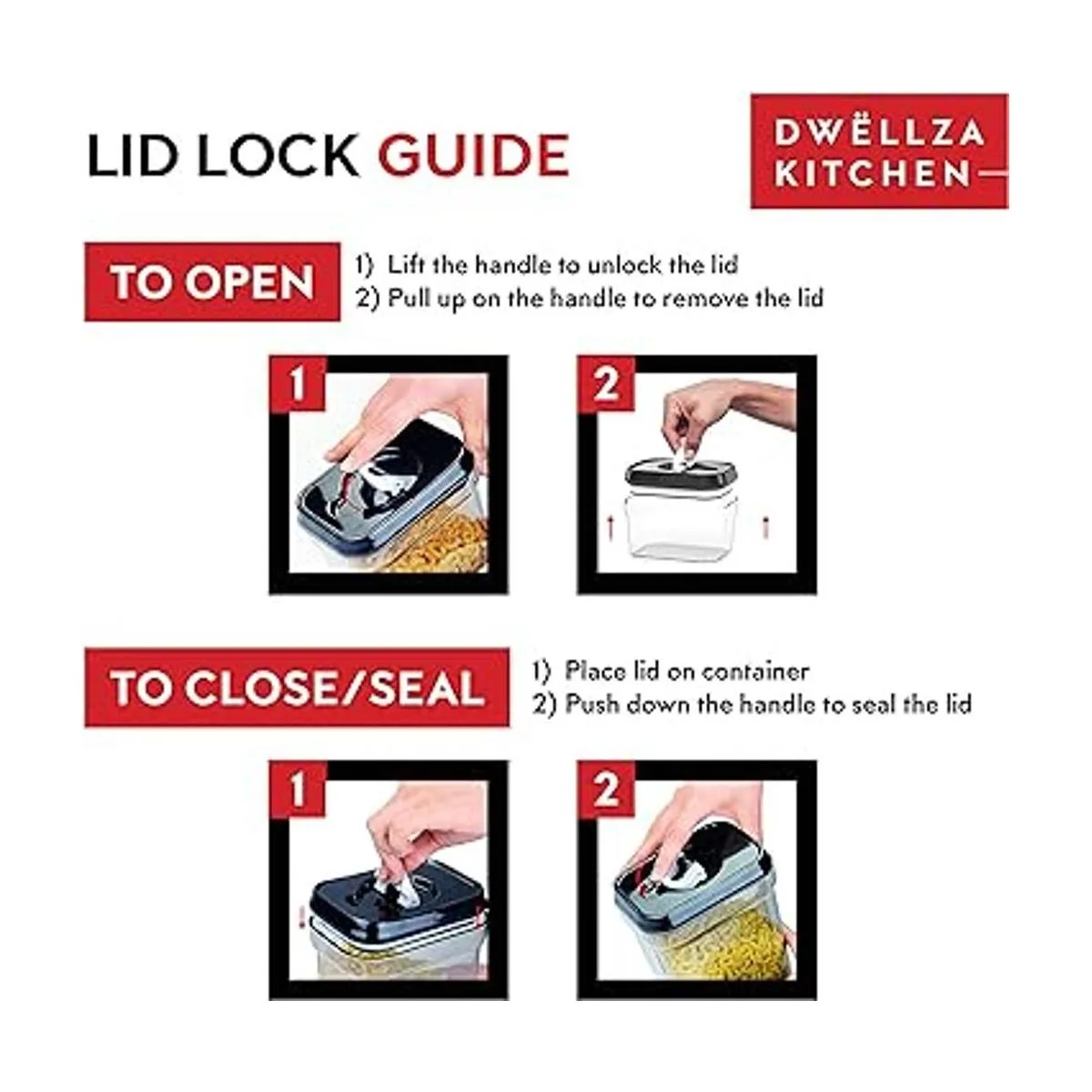DWLLZA KITCHEN Contenedores herméticos de almacenamiento_4