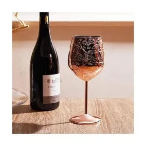 SKY FISH Copas de vino de acero inoxidable grabadas con_2