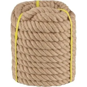 Cuerda de yute trenzada de manila cuerda de yute natural