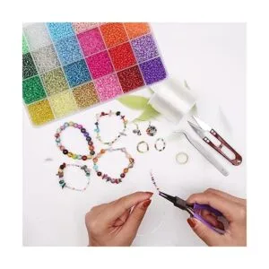 EuTengHao 13200Pcs Glass Seed Beads Small Craft Beads